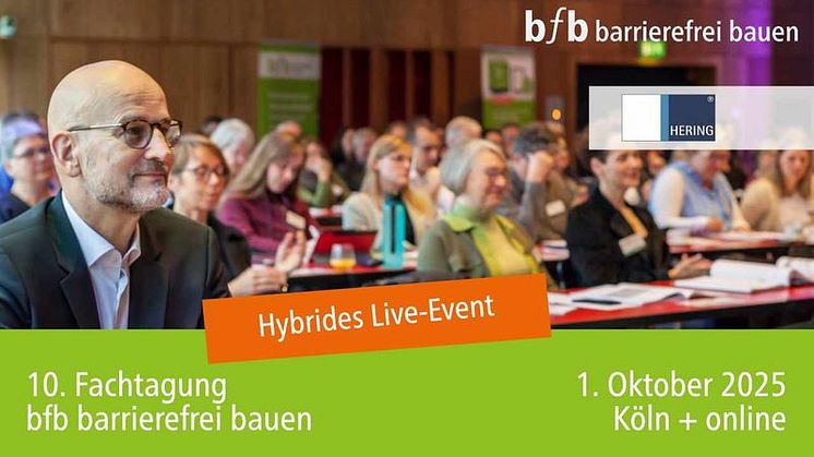 Der jährliche Netzwerk-Treff beleuchtet und diskutiert die aktuellen Herausforderungen, Konzepte und Chancen des barrierefreien und demografiefesten Bauens. Freuen Sie sich auf spannende neue Themen und anregende Diskussionen! Foto: bfb