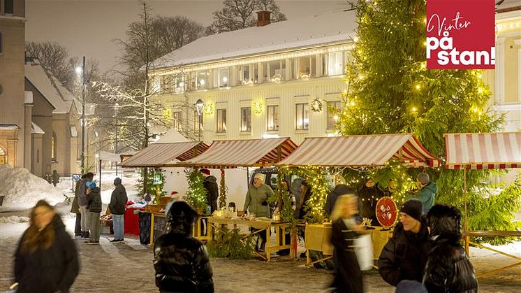 Snart startar julen på stan i Skövde. Foto: Tobias Andersson