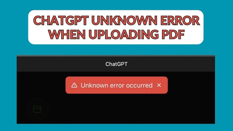 ChatGPT PDF hochladen Fehler beheben