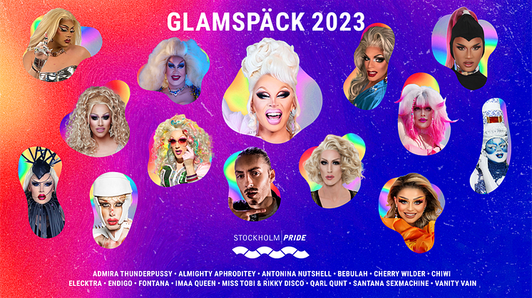 Stockholm Pride bjuder in till ett stjärnspäckat Glamspäck