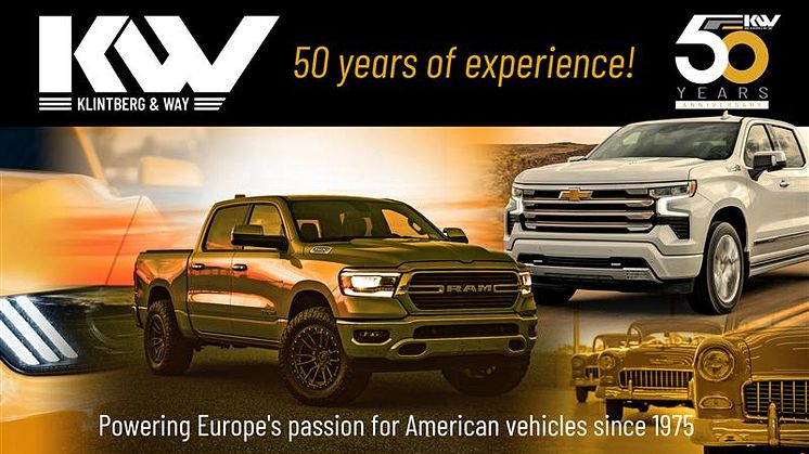 Klintberg & Way Celebrates 50 Years of Empowering Europe’s Passion for American Vehicles