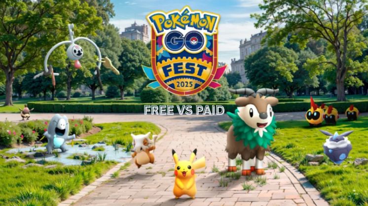 Pokémon GO Fest kostenlos vs. bezahlt