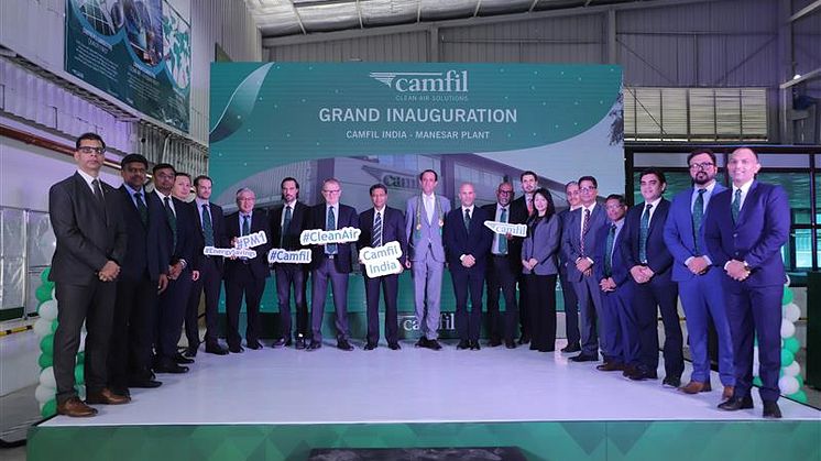 Camfil India Expands with New Manesar Facility to Boost Capacity and Support India’s Adoption of IS 17570:2021/ISO 16890:2016 Standards