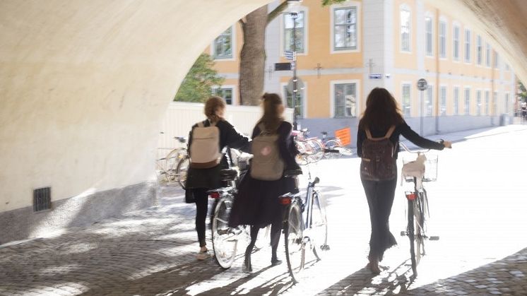 Studenter i Uppsala. Pressbild Uppsala kommun.