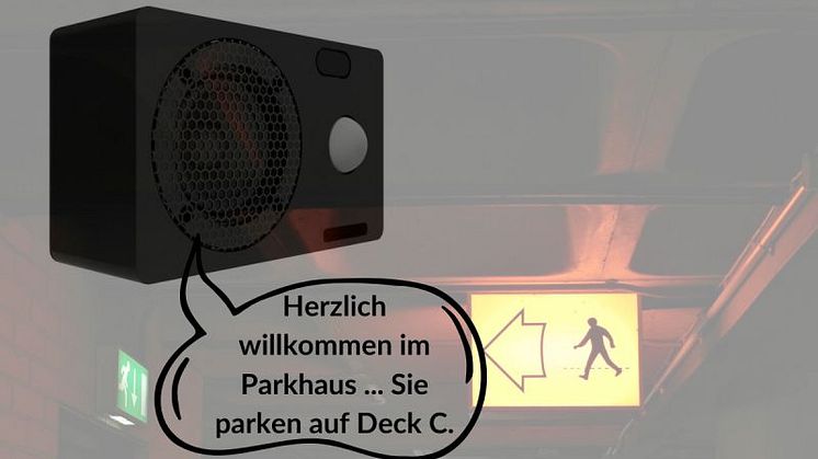 KI generiertes Bild - Die WHD Sampler-Serie bietet innovative Audio-Technologie für gezielte Audiowiedergabe, z.B. in Museen, öffentlichen Gebäuden oder Parks.