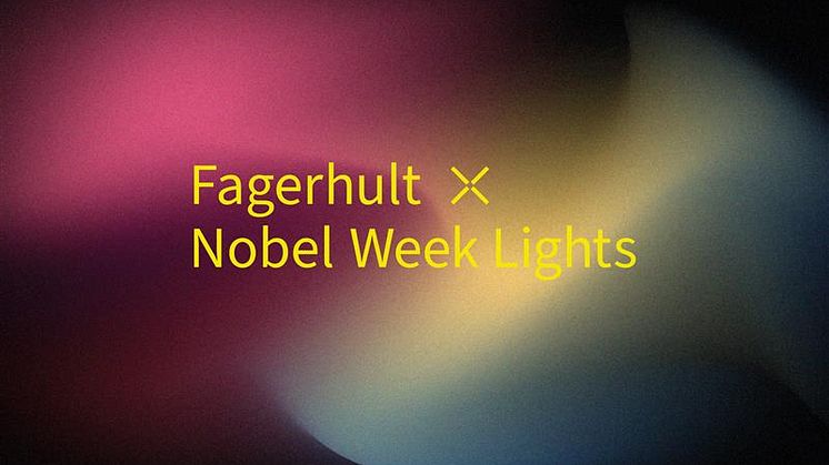 Fagerhult X Nobel Week Lights