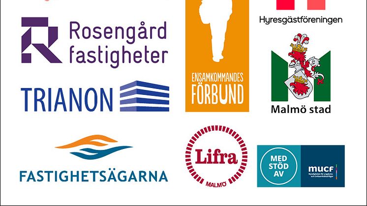 Hyresgästföreningen södra Skåne, Fastighetsägarna Syd, Ensamkommandes förbund, Romskt informations - och kunskapscenter (Malmö stad), Rosengårds fastigheter,  Lifra och Trianon är med i Malmö mot Diskriminerings forskningscirkel, ledd av lektor Pull.