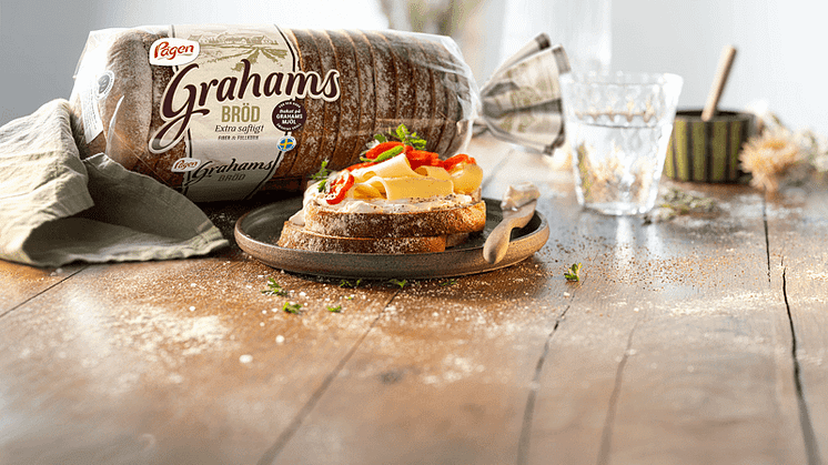 Grahamnsbröd från Pågen med 54% fullkorn