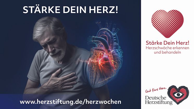Atemnot, Abgeschlagenheit, Klinikeinweisung: bei Herzinsuffizienz sinken meist Lebensqualität und Prognose der Betroffenen. Was können Betroffene für ihr Herz tun? Die Herzwochen der Deutschen Herzstiftung zur Herzschwäche beginnen am 1. November.