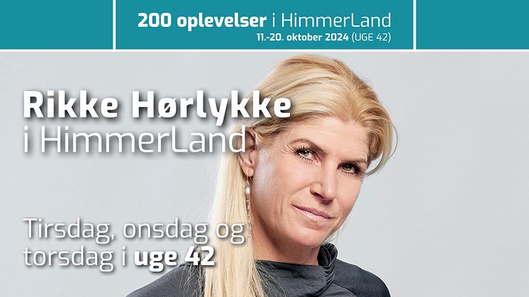 200 oplevelser i HimmerLand: Træn med Rikke Hørlykke