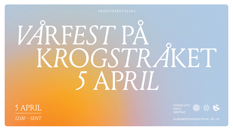 BLOCK PARTY ÄNTLIGEN TILLBAKA PÅ KROGSTRÅKET KLARA DEN 5 APRIL