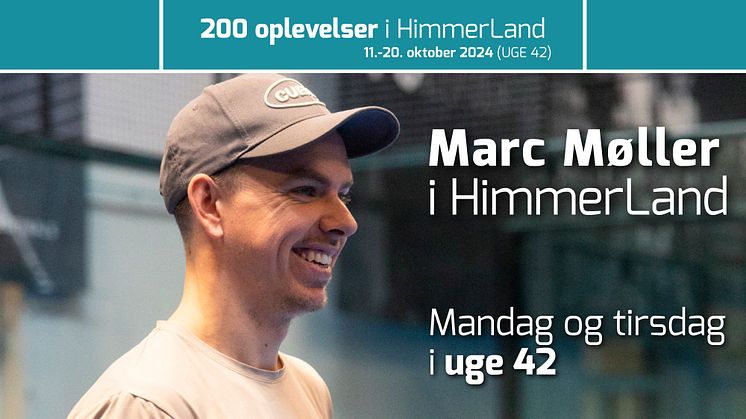 200 oplevelser i HimmerLand: Padel med Marc Møller