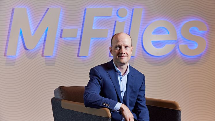 Antti Nivala, grundare och vd för M-Files blickar framåt.