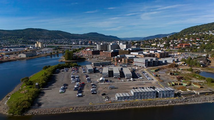 Fjordbyen Innkvartering ligger tett på nytt sykehus i Drammen, Brakerøya stasjon og kort fra E18. (Foto: Jørn Grønlund)