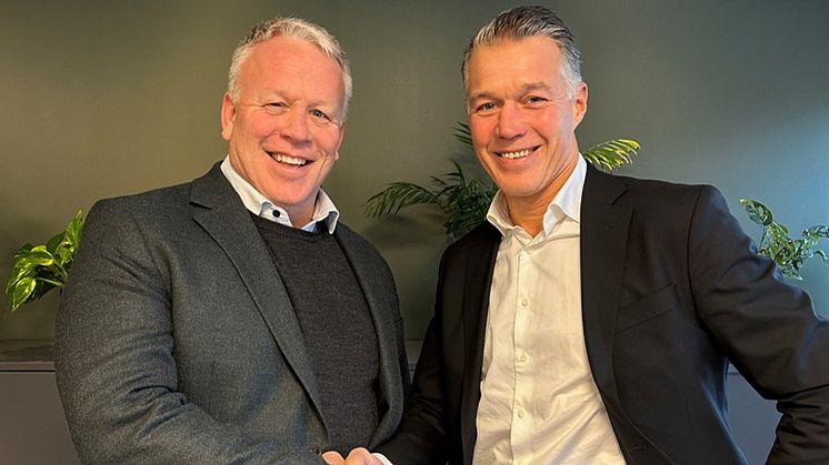 Svein Atle Hagaseth CEO Green Mountain (left), and Peter Neuberg, CEO Coromatic (right)