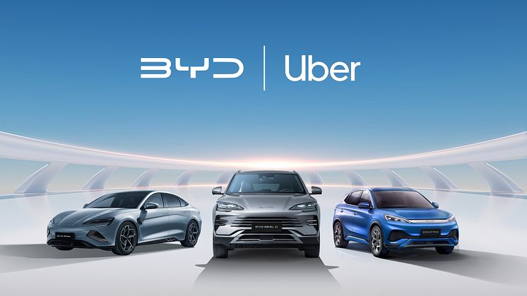 BYD och Uber inleder samarbete för att påskynda den globala övergången till elfordon