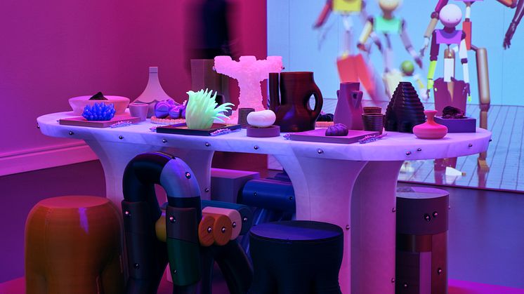 Installationsvy The Liminal Eatery, Wang & Söderström, 2025