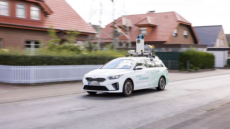 Das GeoScan-Fahrzeug von Westfalen Weser ist ab dem 25. September in Enger unterwegs.