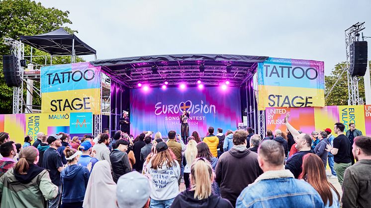 Eurovision Village i Folkets park i Malmö.