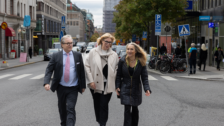 Kursledarna Mats Hedberg, Louise Bergén och Anna Trane. Fotograf: Petter Persson, Fabulous Film