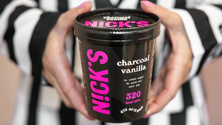 Nick’s launches a not so basic black vanilla ice cream