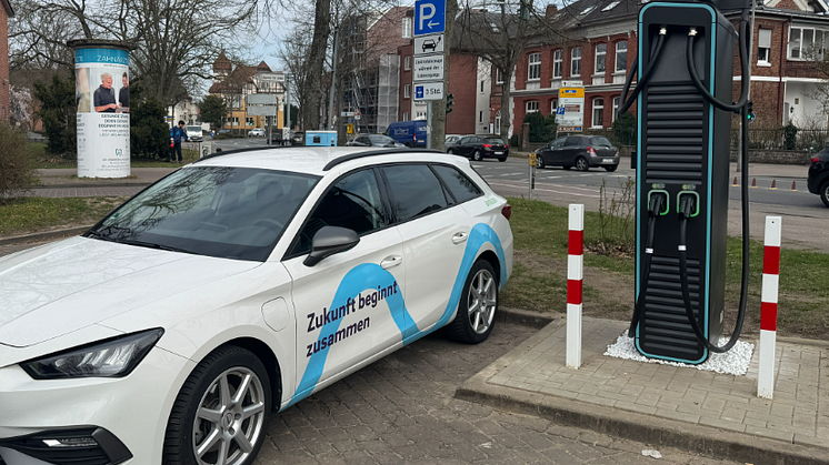 Neue Schnellladesäulen bereichern Lüneburgs Innenstadt