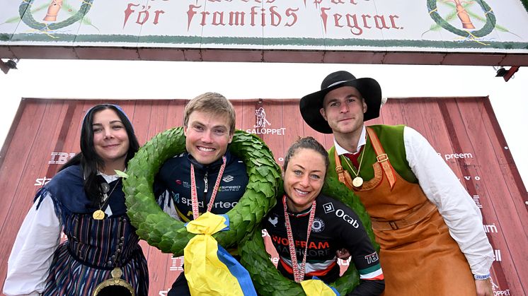  Amanda Bohlin and Kristian Klevgård won Cykelvasan 90 2023