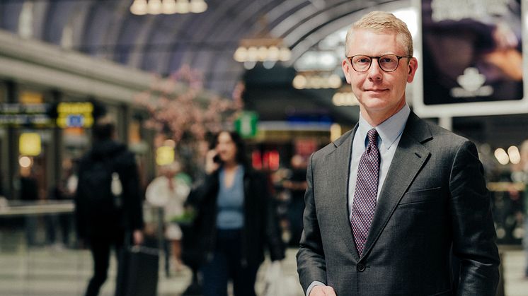 Kristoffer Tamsons (M), oppositionsregionråd i Region Stockholm