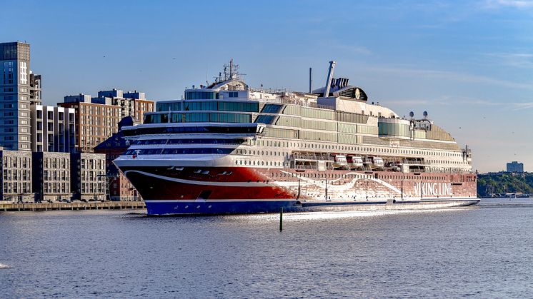 Viking Glory har på tre år haft tre miljoner resenärer. Foto: Viking Line/Joonas Kortelainen