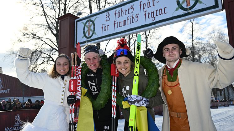 Alvar Myhlback and Stina Nilsson won Vasaloppet 2025