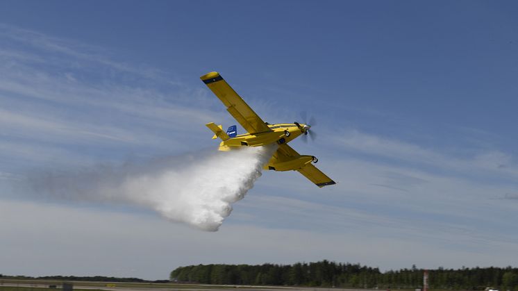 Mindre skopande flygplan