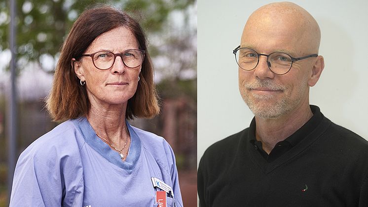 Catharina Inhre Lundgren, SLS ordförande och Anders Castor, ordförande i SLS delegation för medicinsk etik