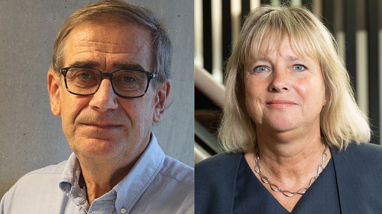 Roger Olsson, projektledare för "Stark för kirurgi - stark för livet" och Anna Kiessling, projektledare för SLS Levnadsvaneprojekt.