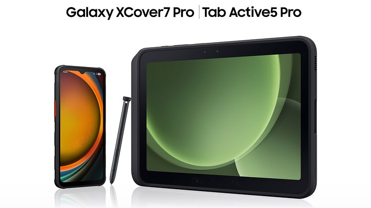 Samsung introducerer Galaxy XCover7 Pro og Galaxy Tab Active5 Pro: Robuste enheder til frontlinjens ekspertise