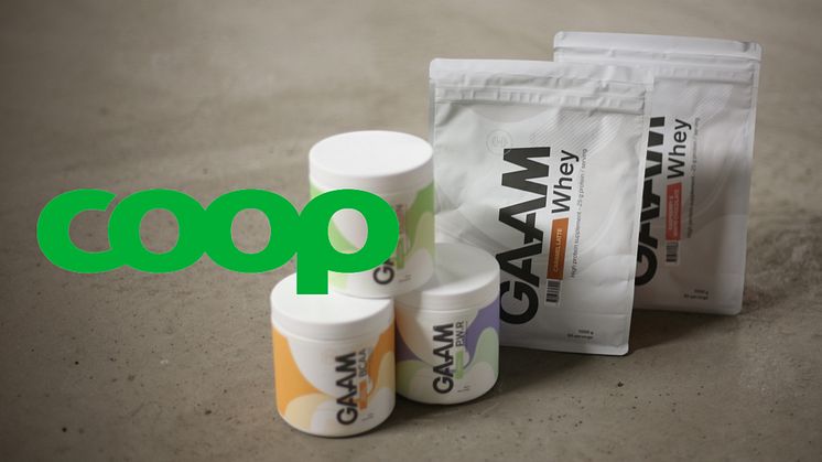 GAAM expanderar på dagligvaruhandeln – Nu tillgängligt på COOP!