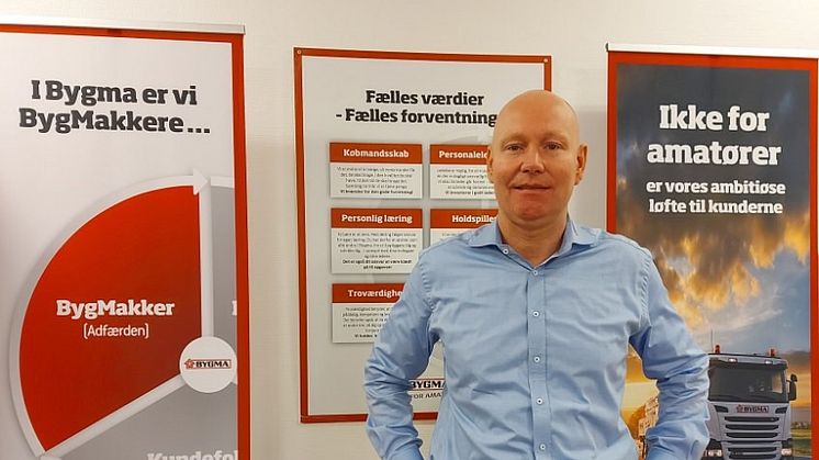 Peter W. Mogensen er ny direktør for Bygma Odense.