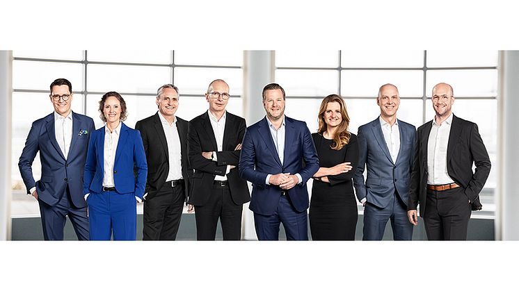 von links: Thomas Bischof, Alina vom Bruck, Frank Lamsfuß, Dr. Andreas Eurich, Oliver Schoeller, Dr. Sylvia Eichelberg, Harald Epple und Christian Ritz