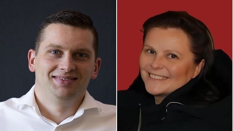 Niklas Gunnarsson och Louise Dieck.