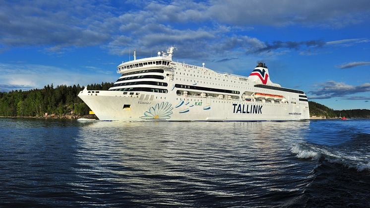Die Victoria I auf dem Weg von Tallinn nach Stockholm