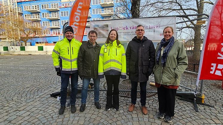 Fortsatt utveckling av torget