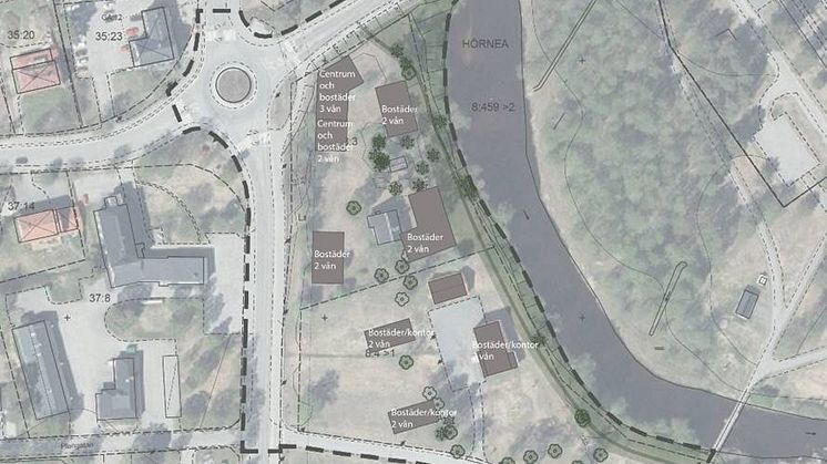 Godkänd detaljplan för 40 nya bostäder i Hörnefors