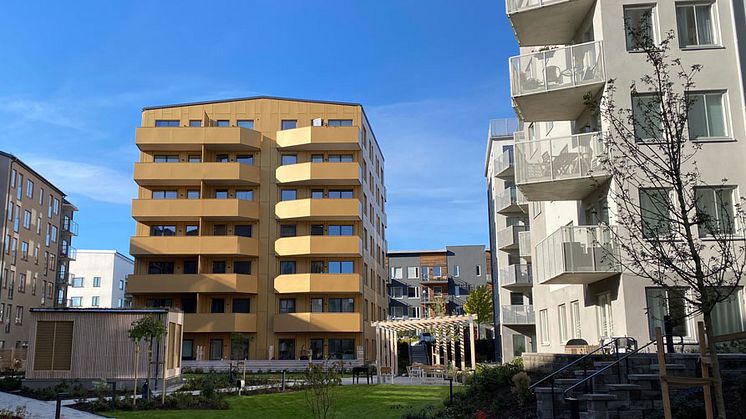 Det så kallade guldhuset i kvarteret Vaktstugan 3 i stora Ursvik.