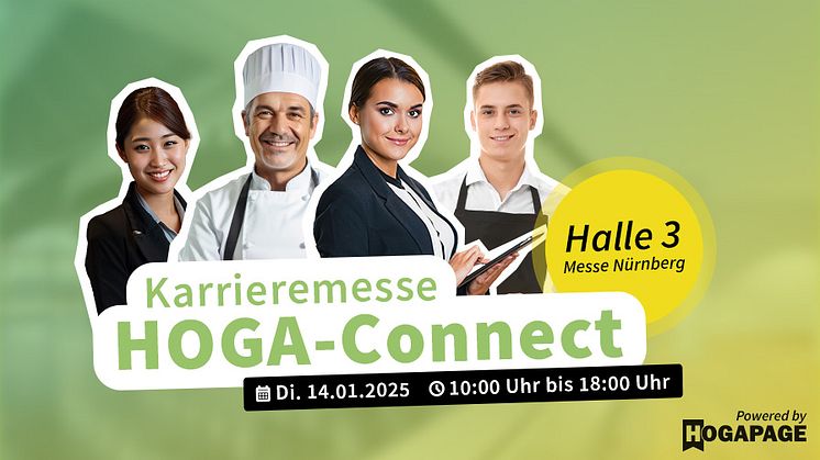 Karrieremesse HOGA-Connect: Nach erfolgreichen Auftakt folgt die Fortsetzung im Januar 2025 in Nürnberg