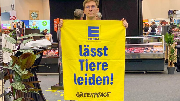 Greenpeace-Protest gegen Edekas Fleischproduktion