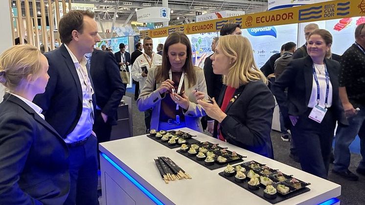 Suksess på Seafood Expo North America (SENA) og Boston Seafood Show 2025 for norsk og amerikansk sjømatindustri.