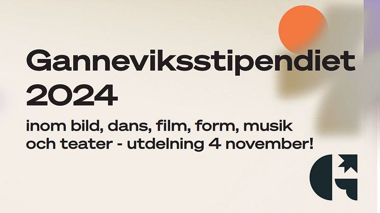 Pressinbjudan Ganneviksstipendiet 2024