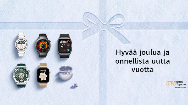 Juhli Huawein kanssa: Täydelliset joululahjat terveyteen, hyvinvointiin ja yhteyksiin