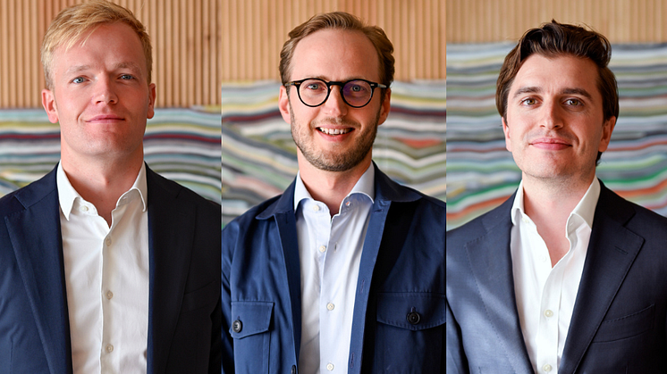 Pressmeddelande porträtt Bram, Tomas & Gustaf