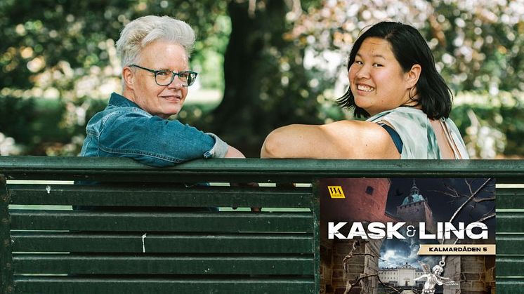 Bild på Pia Kask och Yin Ling, författare till serien Kalmardåden