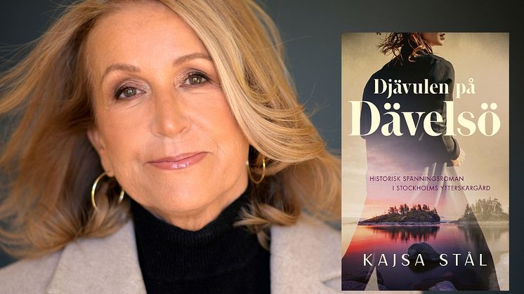 Kajsa Stål, debuterar med "Djävulen på Dävelsö". Foto: Maria Östlin